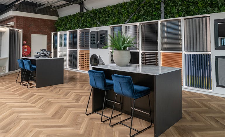 shutters showroom Waalwijk