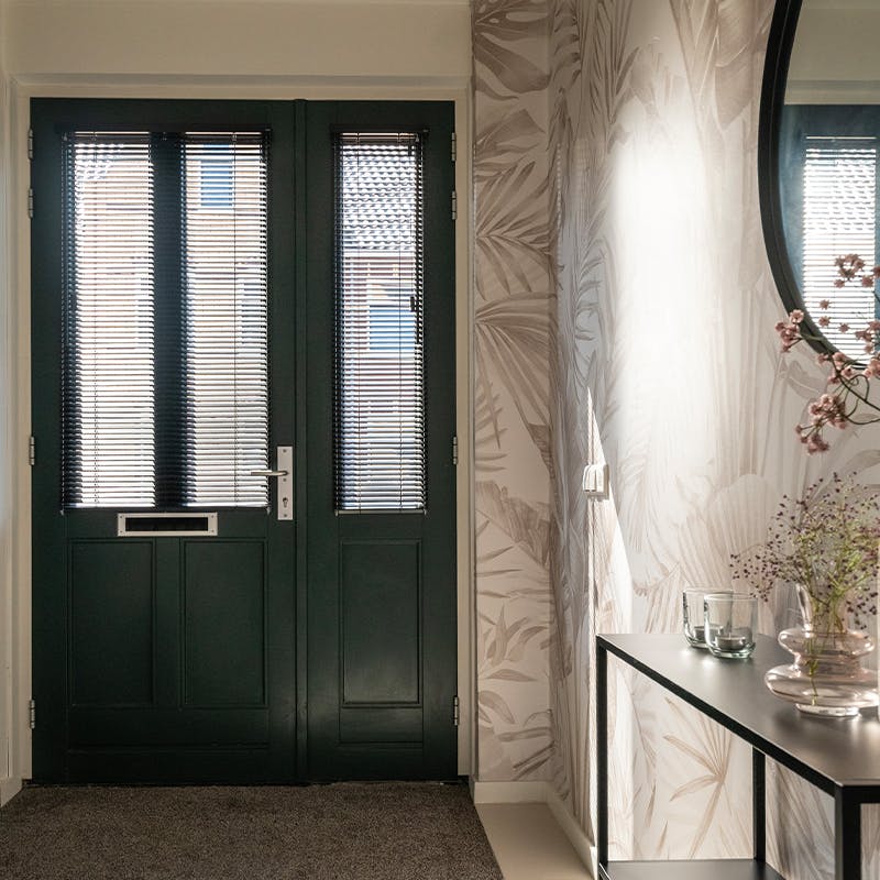 5x raamdecoratie voordeur