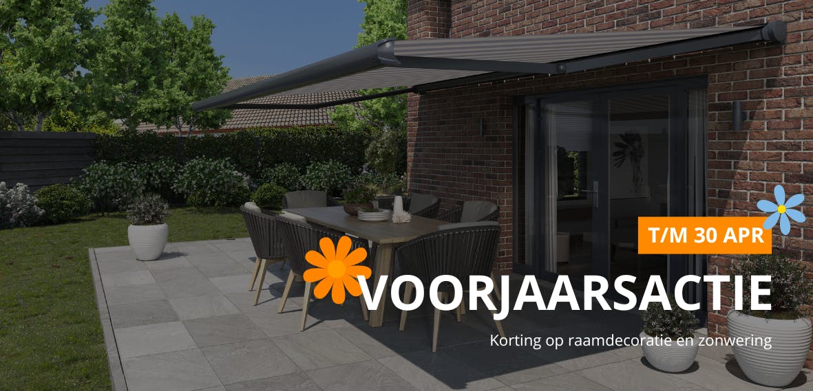 Actie banner Voorjaarsactie website