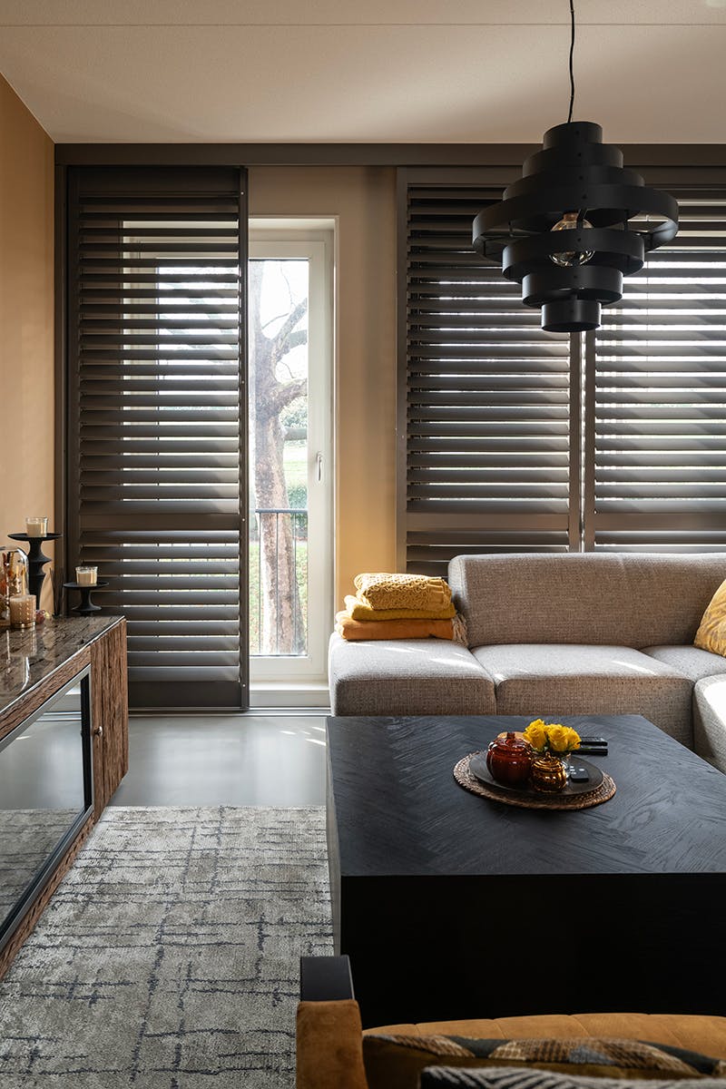 Shutters woonkamer