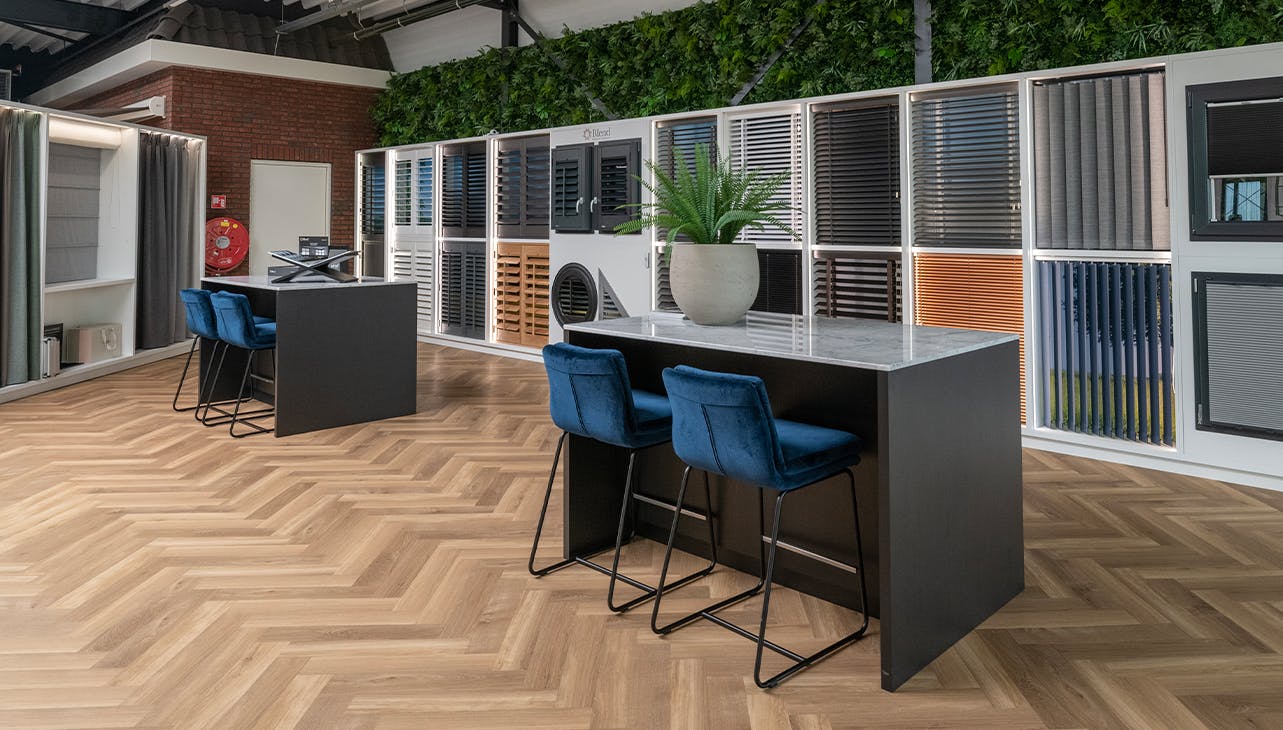 Showroom Waalwijk raamdecoratie mob