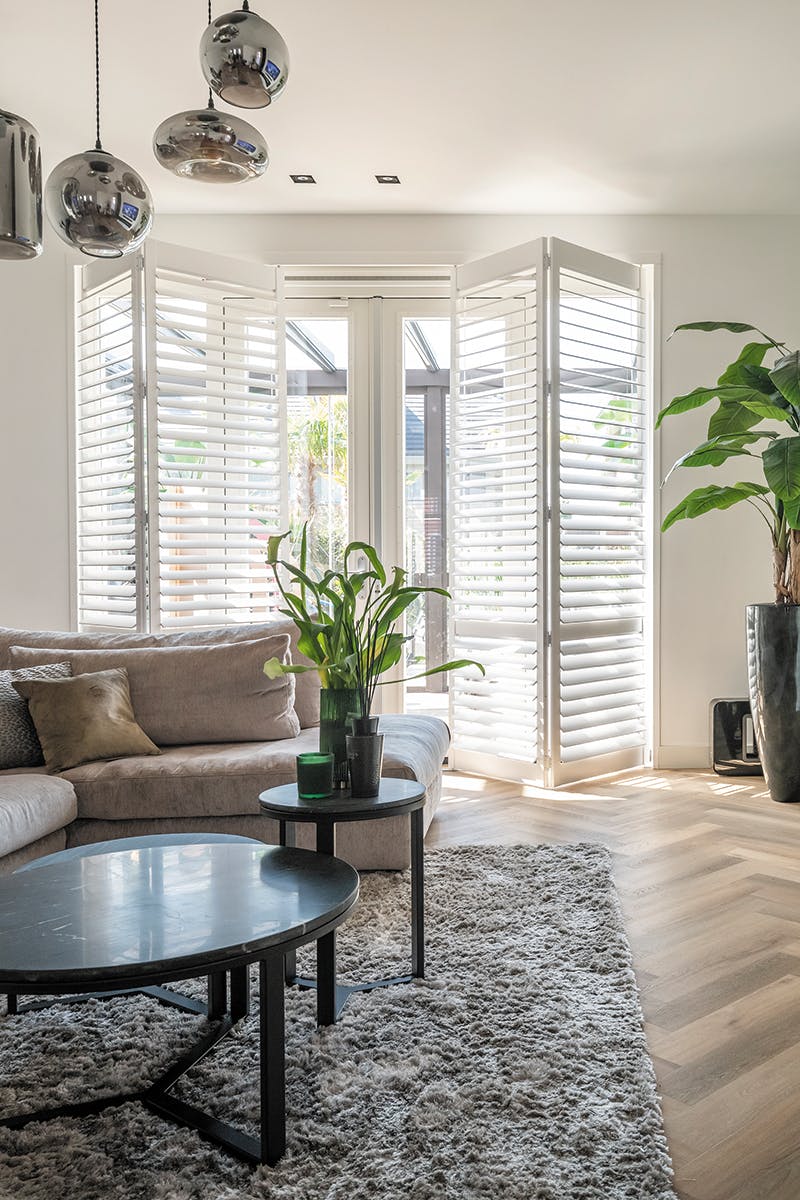 Shutters blend woonkamer