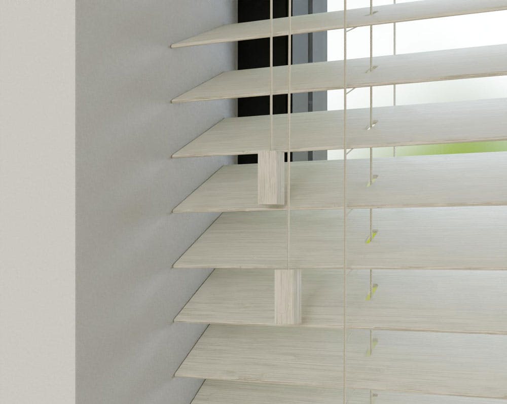 Houten jaloezie Bamboe 50mm | inhuis